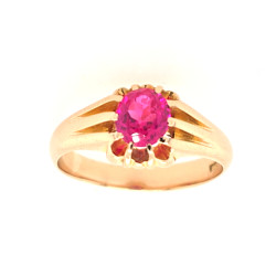Pre Owned 18ct Ruby Ring ZX42